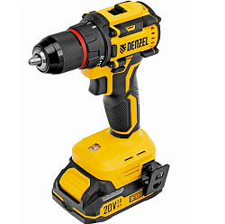 Дрель-шуруповерт Denzel CDH-BL-20, аккумуляторная бесщет., Li-Ion, 20 В//26123