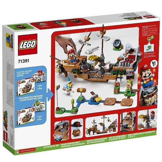 Конструктор LEGO Super Mario 71391 Дополнительный набор "Летучий корабль Боузера"