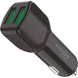 Авто ЗУ 2USB 2.1A VIXION VU-22 черное