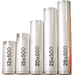 Пакеты для вакуумного упаковщика FOOSA, 12х500 см рифленые