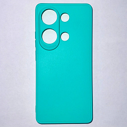Задняя накладка Мобилис для Xiaomi Redmi Note 13 Pro (4G), морской зеленый , матовая с защитой камеры