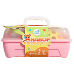 Набор погремушек с прорезывателями, 7 штук в наборе, в контейнере 9939268