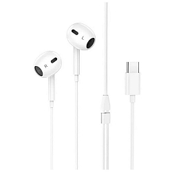 Наушники BOROFONE BM30, Max, белые, Type-C