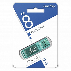 USB 8Gb SMARTBUY Glossy series Green