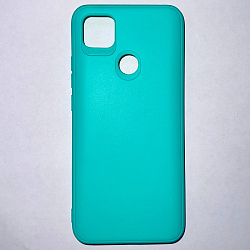 Задняя накладка Мобилис для Xiaomi Redmi 9C/10A, морской зеленый , матовая с защитой камеры