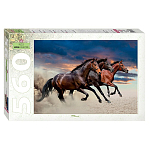 Пазл Step Puzzle 560 "Лошади"