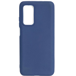 Силиконовый чехол XIVI для Xiaomi MI 10T, TPU Color, матовый, темно-синий