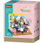 Конструктор Розовая серия 38-1016B 216 дет. в коробке