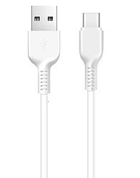 Кабель USB Type-C HOCO Easy X13 1.0м белый