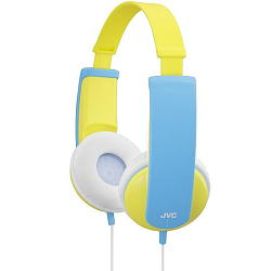 Наушники JVC KIDS HA-KD5-Y-EF, желтый/голубой