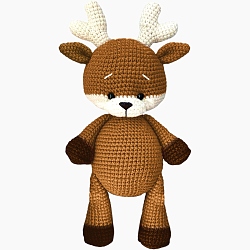 Амигуруми Мягкая игрушка своими руками «Олень Нил», 32 см 10537912