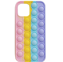 Задняя накладка POP IT для iPhone 12/12 Pro, №8, тонкий, непрозрачный, матовый
