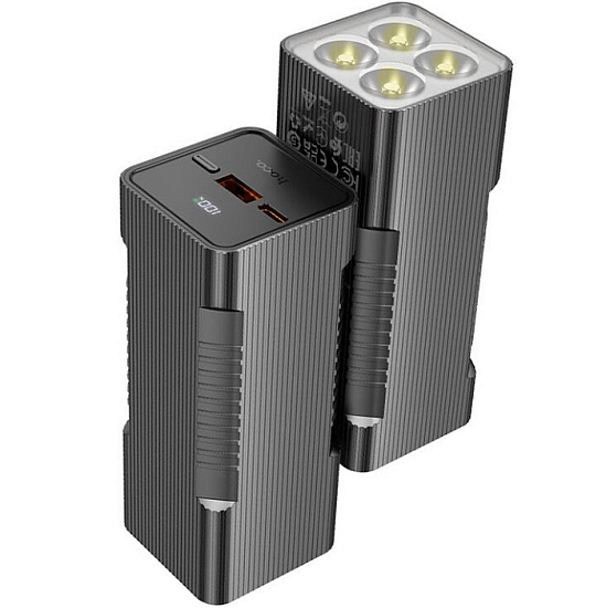Внешний АКБ HOCO Q15 Flashlight (10000mAh) чёрный