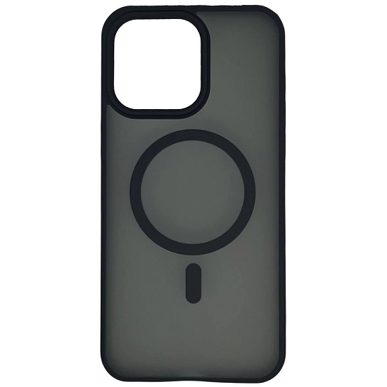 Задняя накладка PHONE CASE для iPhone 15 Pro Max, чёрный