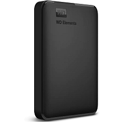 Внешний жёсткий диск 2.5" 1Tb WD Elements Portable  WDBUZG0010BBK-WESN черный