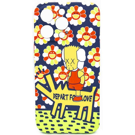 Силиконовый чехол LUXO для iPhone 12 PRO MAX ( № S34 KAWS )