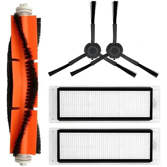 Комплект фильтров и щеток для робот-пылесоса Xiaomi, Mi Robot Vacuum Mop 1C, SKV4093GL, SKV4073CN, STYTJ01ZHM, STYTJ02ZHM, Dreame F9, XMSTJQR2C (6шт)