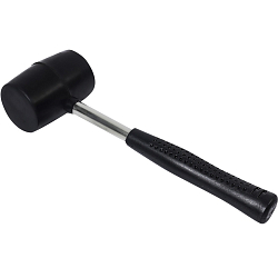 Молоток резиновый SMARTBUY Tools SBT-GRP-300, с плексигласс. прорезиненн. рукояткой, 300г