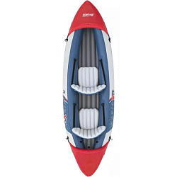 Надувной каяк BESTWAY 65077, "Kajak-Set Rapid X2" 321x100x44см, алюм.вёсла 230см, насос, до 220кг