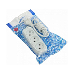 Сетевой удлинитель  1.5м SMARTBUY 3 розетки б/з ПВС 2х1,0 (SBE-10-3-1,5-N)