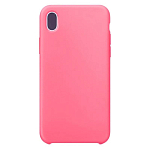 Задняя накладка Silicone CASE для iPhone X/XS розовая
