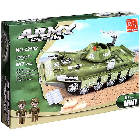 Конструктор ARMY «Танк», 217 деталей
