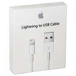 Кабель USB <--> Iphone 5/6/7  белый в коробке вид 2