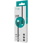 Кабель USB <--> Lightning  1.0м VIXION PRO VX-12i черный