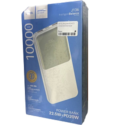 Внешний АКБ HOCO J136 (10000mAh) белый