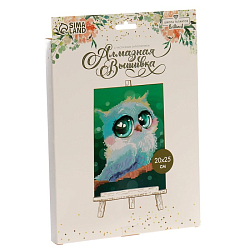 Алмазная мозаика для детей «Совушка»