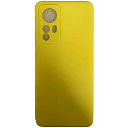 Задняя накладка SILICONE COVER для Xiaomi 12X 5G №06 Желтый