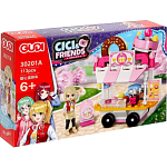 Конструктор GUDI для девочек «Подружки. Магазин на тележке. Десерт», 113 деталей