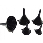 Воронка ALMEGA в наборе 4 предмета (для тех. жидкостей, диам. 12, 9.5, 7.5, 5.5см)