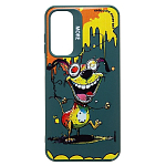 Задняя накладка SC335 для Samsung Galaxy A25  (собака) (dark green) (233133)