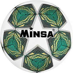 Мяч футбольный MINSA, PU, машинная сшивка, 12 панелей, р. 5 5448295