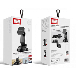 Автомобильный держатель EARLDOM ET-EH127 магнитный c крепление на торпеду, черный