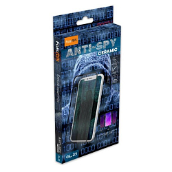 Противоударное стекло FAISON для XIAOMI Redmi Note 8, GL-21, Ceramic Anti-spy, черное, полный клей