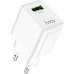 Сетевое ЗУ 1USB 3A HOCO C98A, белый, QC3.0