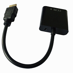 Переходник HDMI <--< VGA Cablexpert A-HDMI-VGA-02 + кабель Jack 3.5