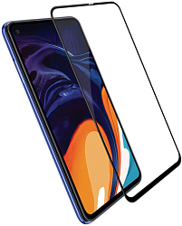 Противоударное стекло 2.5D FAISON для SAMSUNG Galaxy A11, GL-01, Radian, черное, полный клей