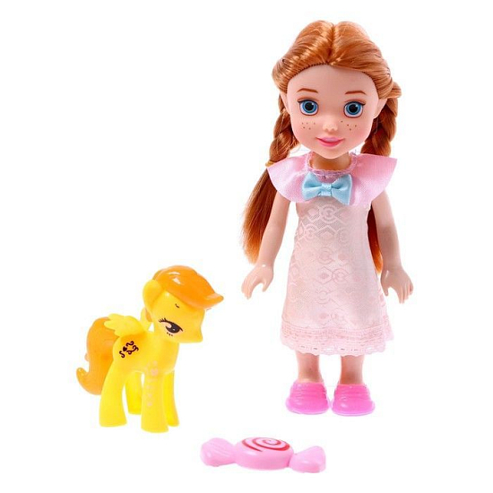 Кукла малышка «Майя» с пони и аксессуарами, МИКС  7135800