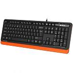 Клавиатура A4TECH Fstyler FK10 черный/оранжевый