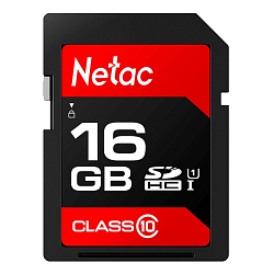 SD 16GB NETAC P600 U1/Class 10 (80Mb/s)