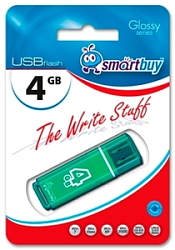 USB  4Gb Smart Buy Glossy series Green