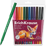 Фломастеры 12 цветов, ErichKrause, "Safari Ultra Washable" микс 10525048