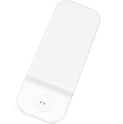 Беспроводное ЗУ HOCO CQ6 3в1, белое, 23W