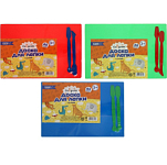 Доска для лепки пластиковая А5, 2 стека, 1800 мкм, цветная, МИКС