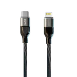 Кабель Ligtning <--> Type-C  1.0м FAISON K-160 Inspire, черный, 20Вт