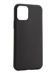 Задняя накладка SILICONE COVER Soft-touch для iPhone 12/12 Pro, черная