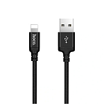Кабель USB <--> Lightning  2.0м HOCO X14 Times speed, чёрный